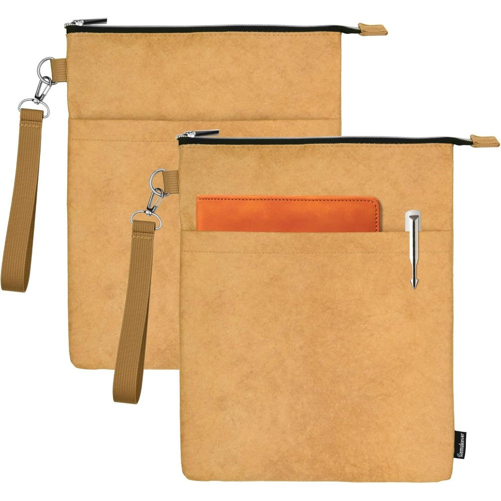 Homakover book sleeves with zipper front view