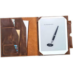 D&M Leather Studio rugged folio for Supernote A5X2 front view
