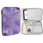 MoKo 6-7 inch e-reader sleeve bag front view starry purple