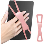 Septbeam pink silicone hand strap holder for Kindle front view