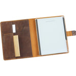 Extra Studio genuine leather case for Remarkable Paper Pro front view