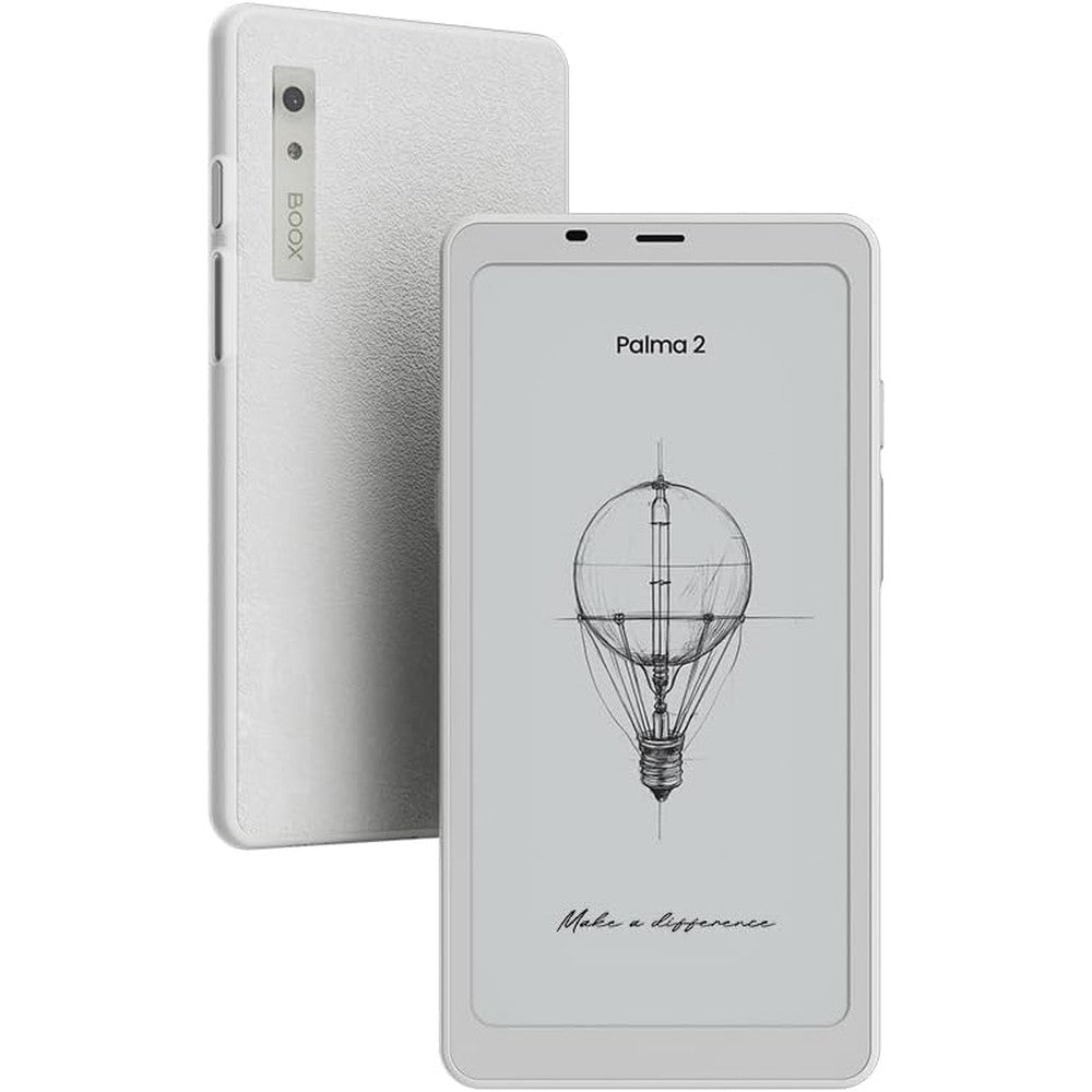 BOOX Palma 2 mobile epaper reader front view in off white