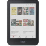 Kobo Clara Colour eReader front view displaying a book cover in color