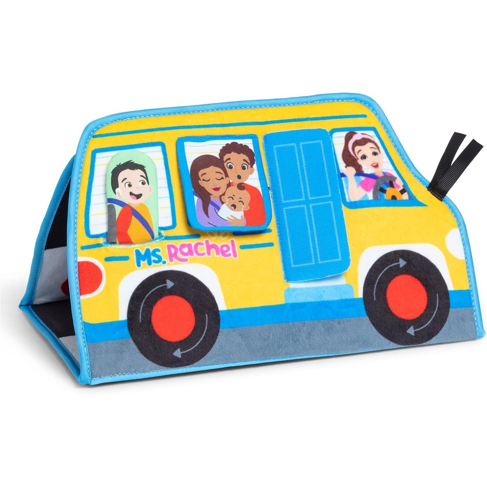 Ms. Rachel official tummy time activity bus folding play mat front view