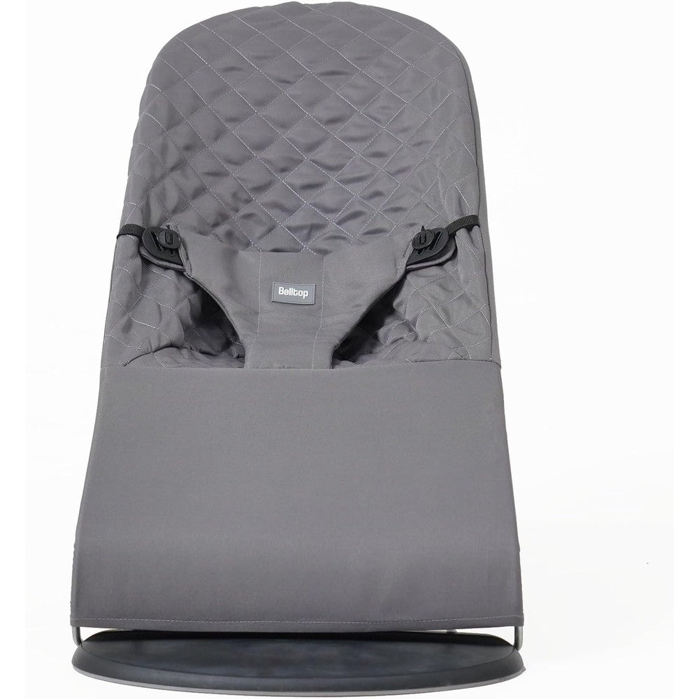 Belltop grey replacement seat cover for BabyBjorn bouncer front view