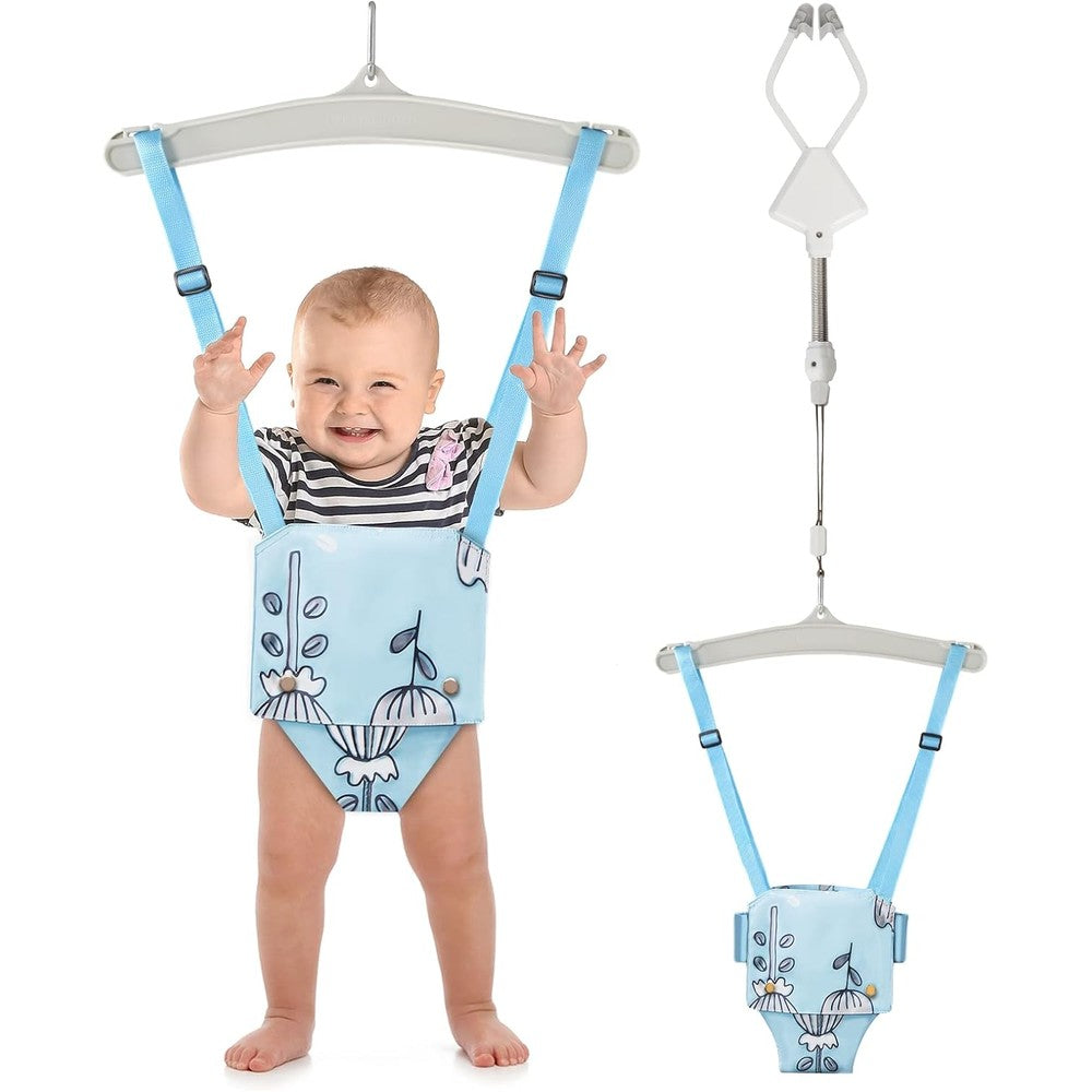 Marrone doorway jumper for babies front view