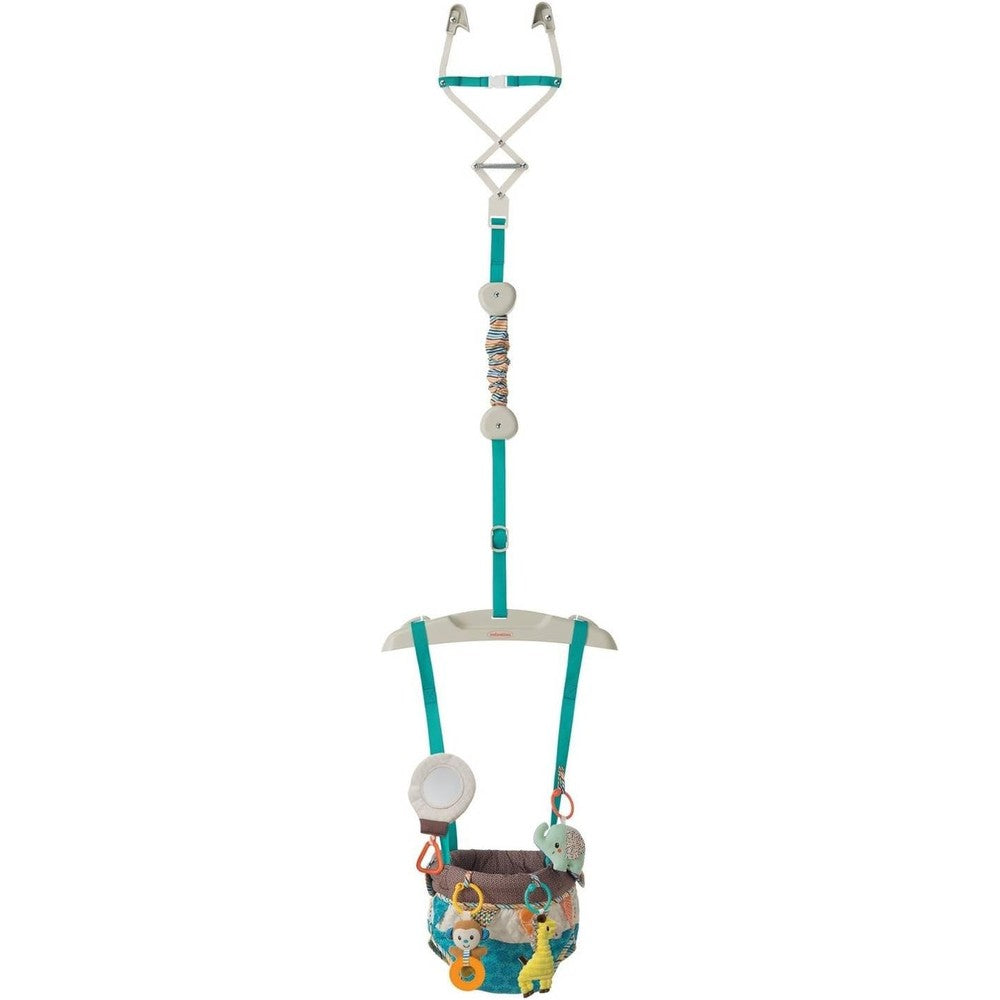 Infantino Go Gaga Up Up And Away Deluxe Doorway Jumper front view
