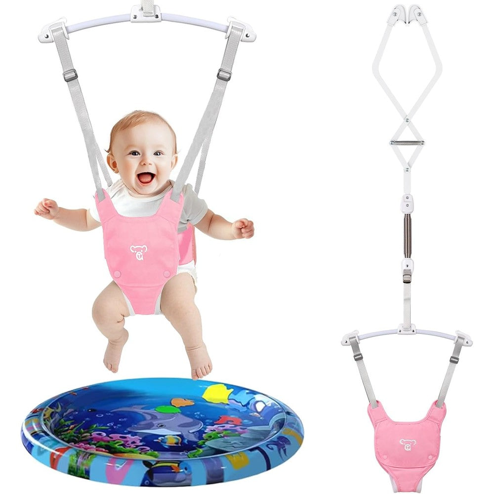 G Taleco Gear baby doorway jumper with adjustable strap front view