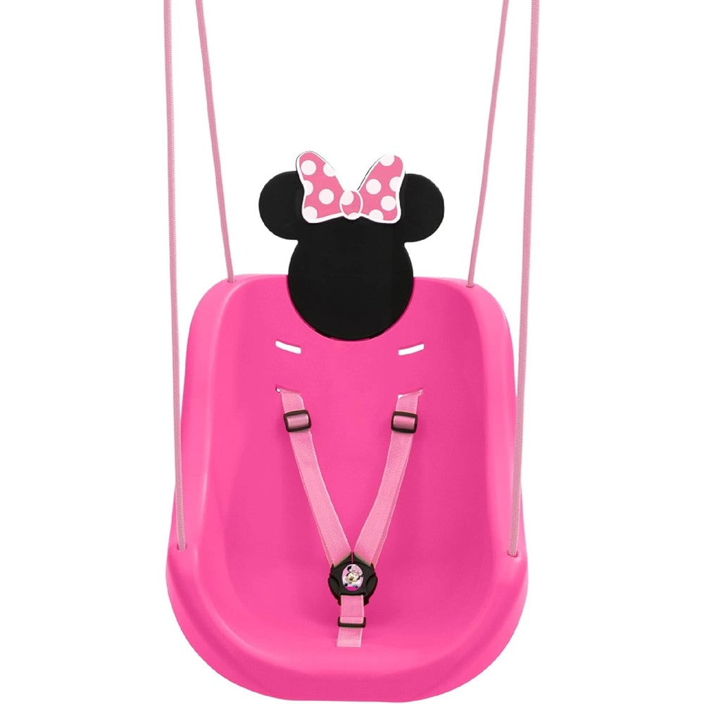 Delta Children Disney Minnie Mouse 2-in-1 Outdoor Swing For Babies And Toddlers With Full Bucket Seat And Removable Three-Point Safety Harness - Image 1