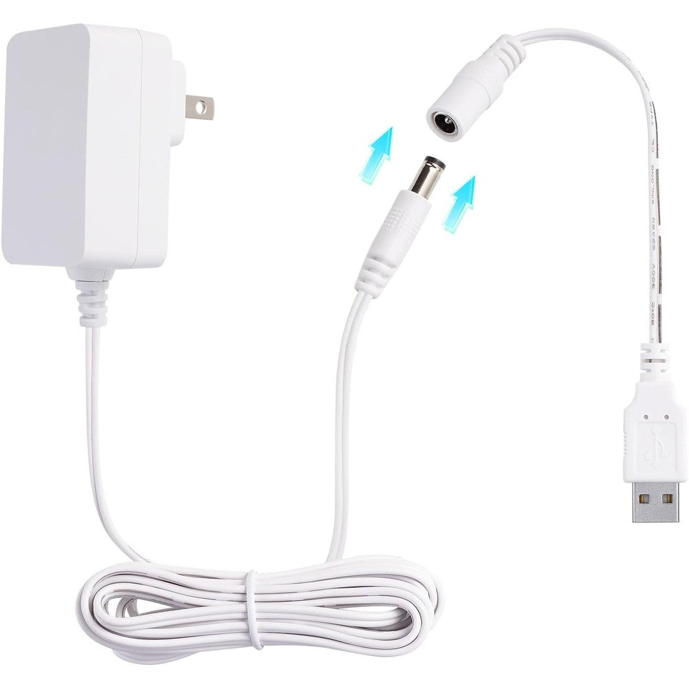 Csdwell baby swing power cord usb charger front view