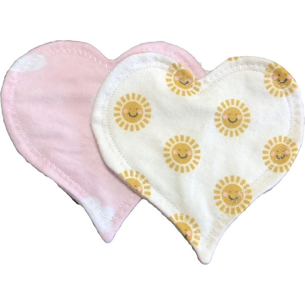 Happy Turtle Creations scent bonding hearts for baby girls front view