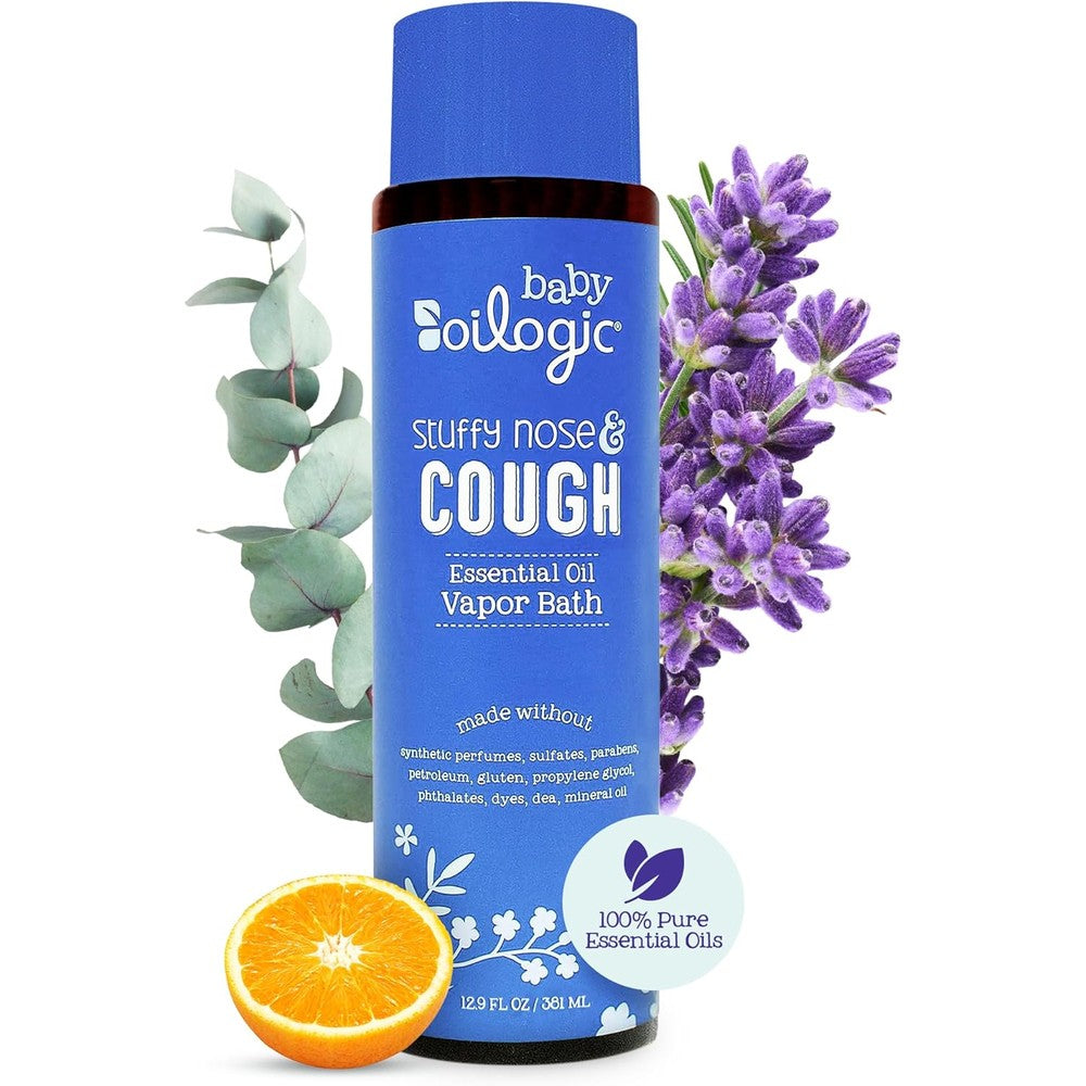 Oilogic Stuffy Nose and Cough Vapor Bath front view