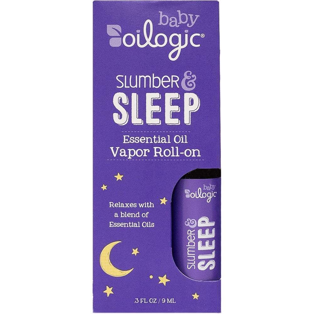 Oilogic Slumber and Sleep essential oil roll on bottle front view