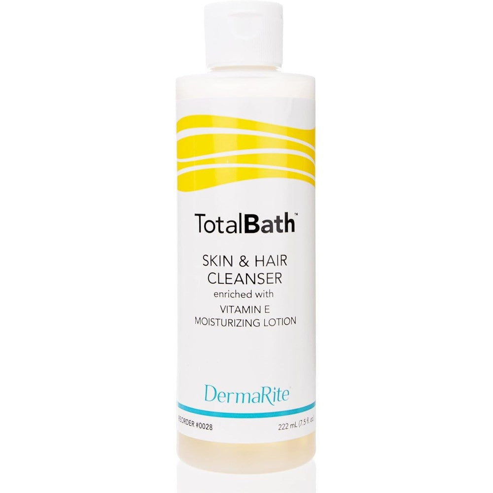 DermaRite TotalBath Skin and Hair Cleanser 2 pack front view