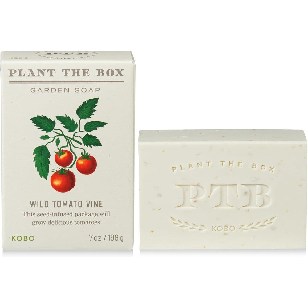 Kobo Wild Tomato Vine Plant The Box Bar Soap front packaging view