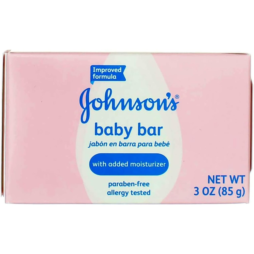 Johnsons Baby Bar Soap 6 pack box front view