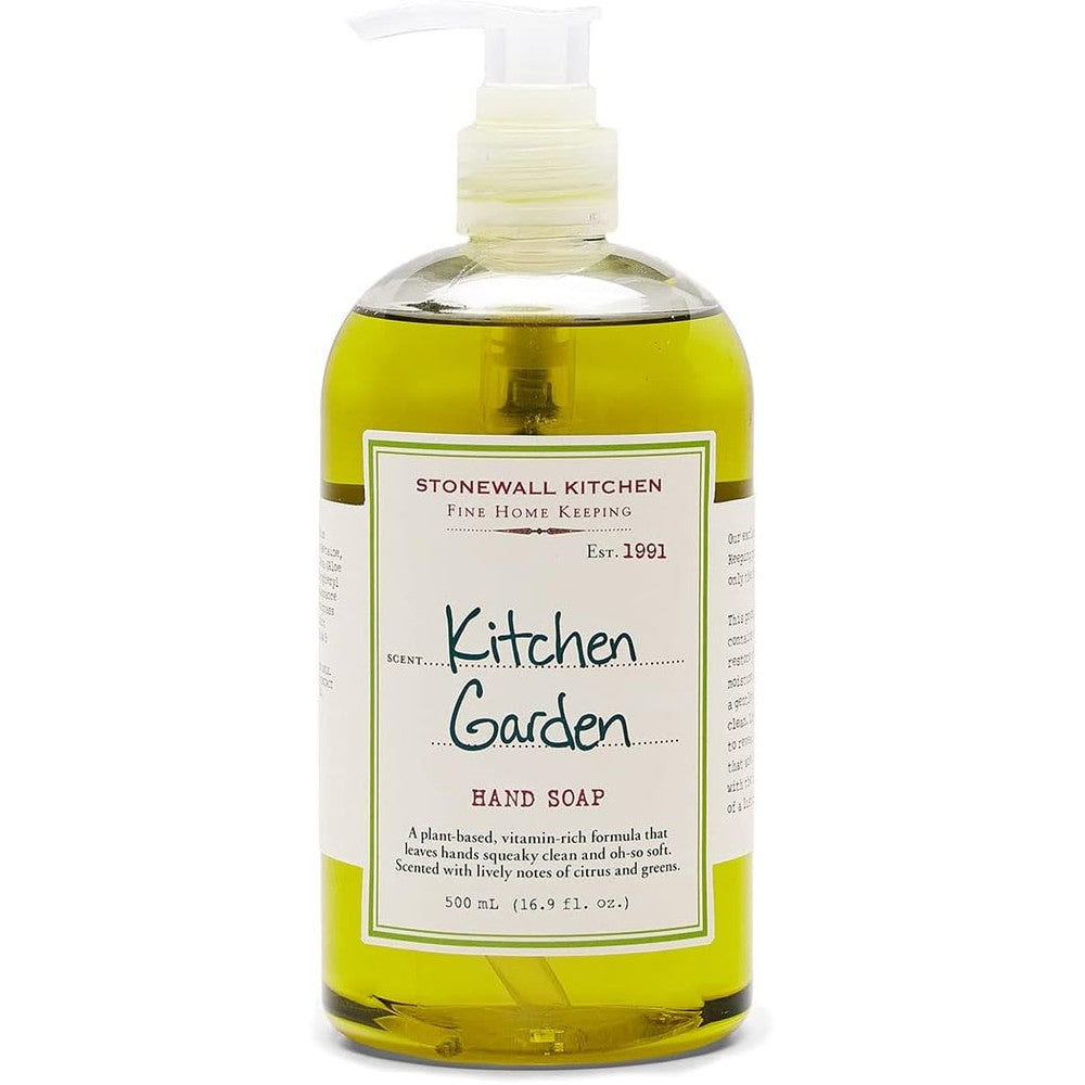 Stonewall Kitchen Kitchen Garden Hand Soap bottle front view