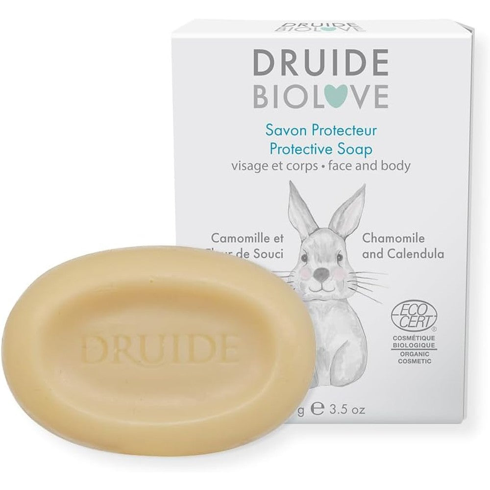Druide BioLove Protective Baby Soap bar front packaging view