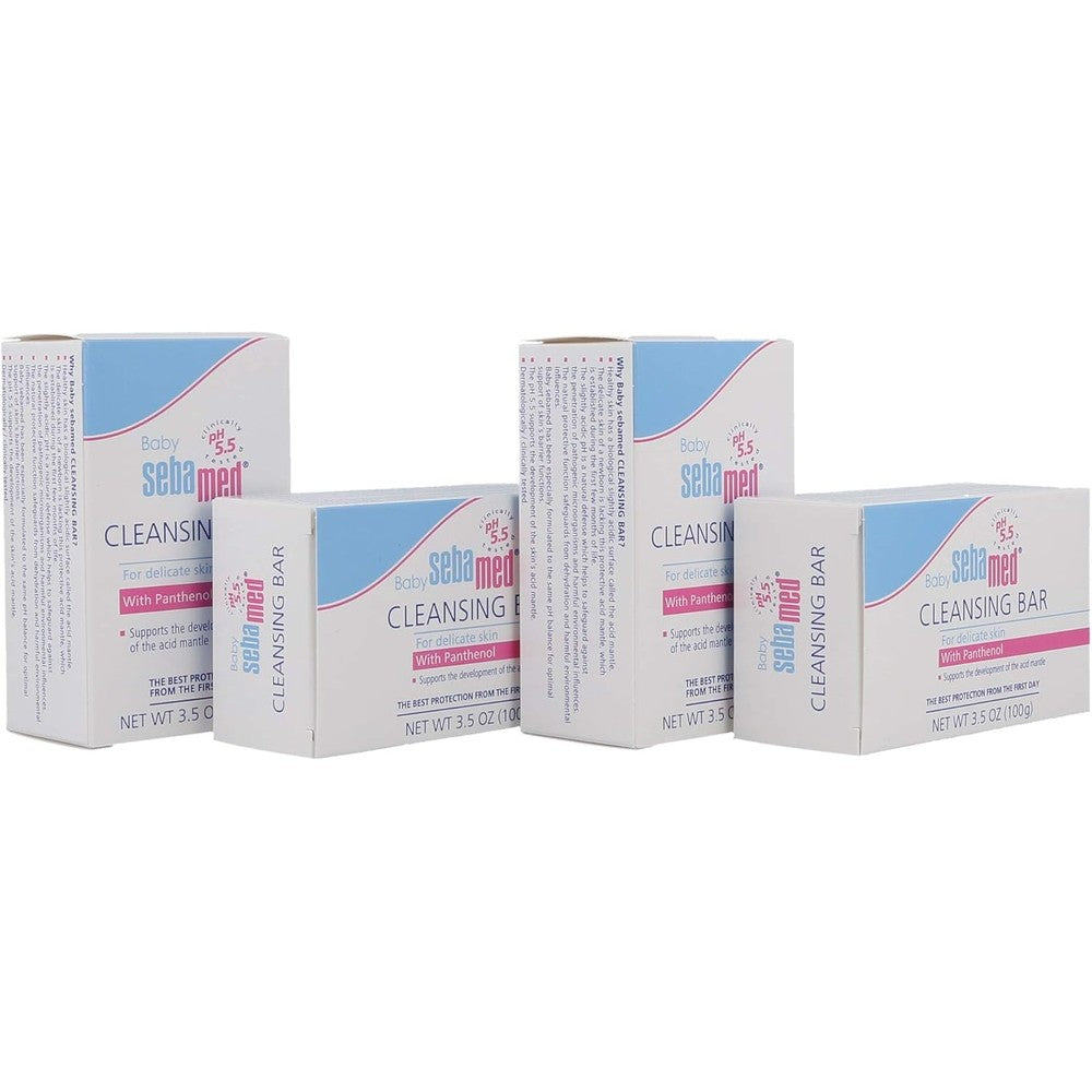 Sebamed Baby Ultra Mild Cleansing Bar front view