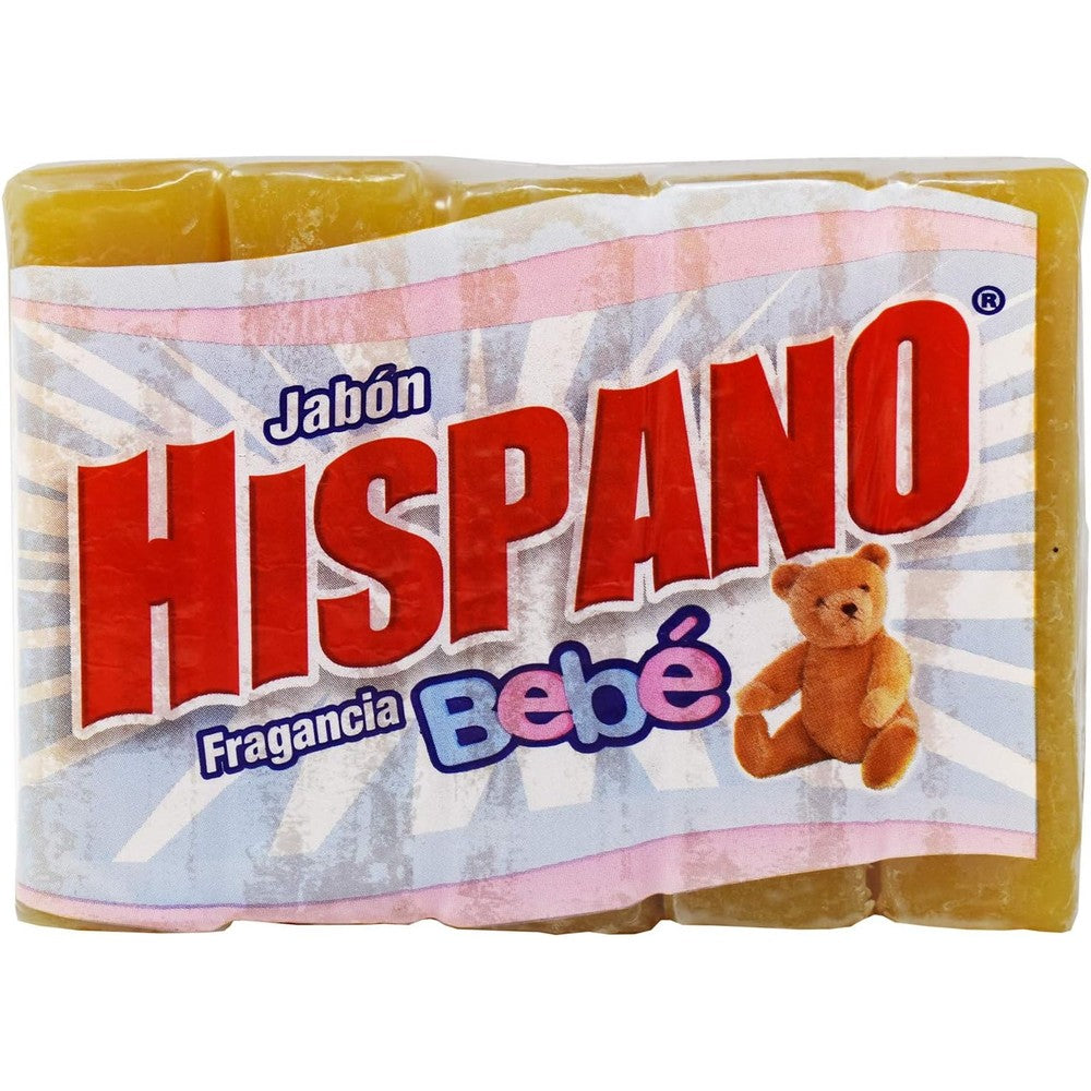 Justswag Green Hills Hispano Soap Fragancia Baby Pack 5 Bars 160 Grams Each Gentle Cleansing Bar For Sensitive Skin - Image 1
