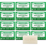 Dr. Bronner's Pure-Castile Magic Bar Soap Almond 12-Pack front view display