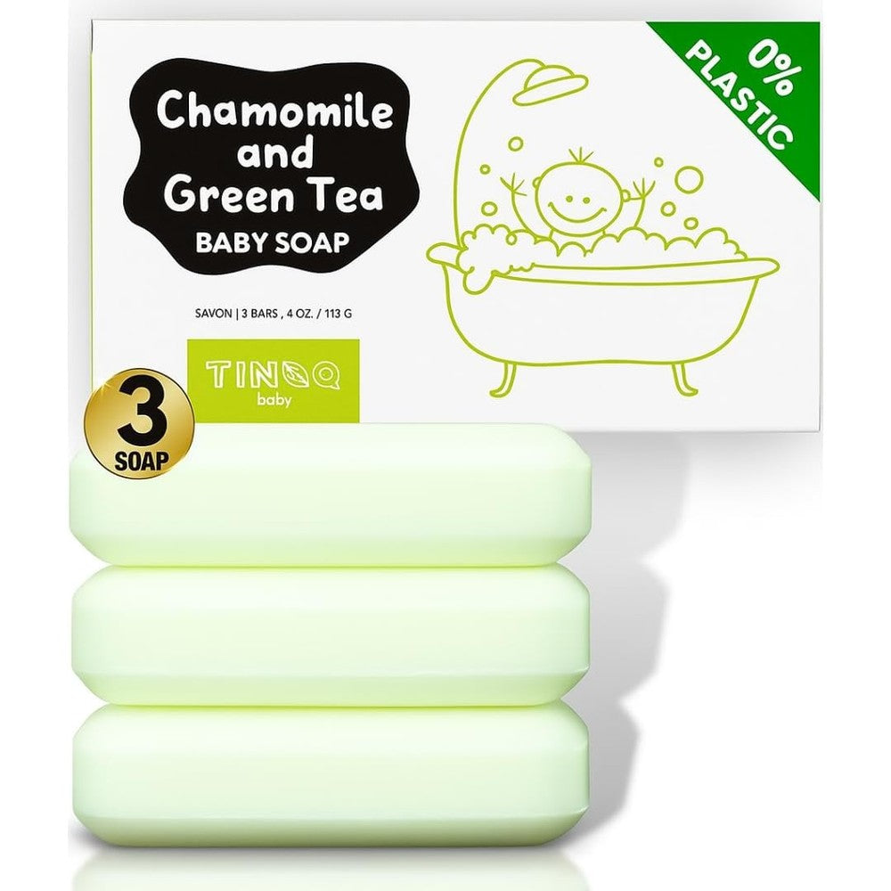 Tinoq Hypoallergenic Organic Baby Soap Bar front view