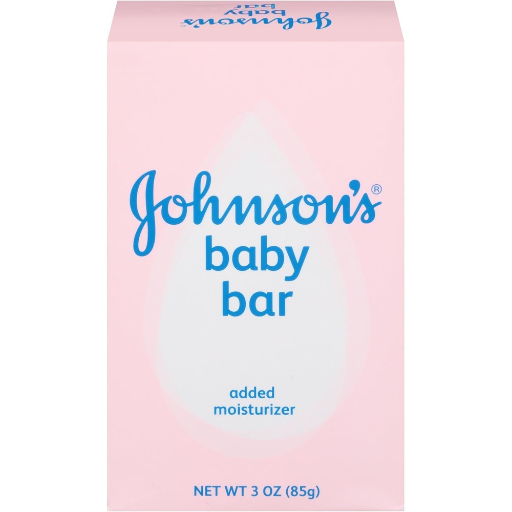 Johnson's Baby Soap Bar front view imported skincare product