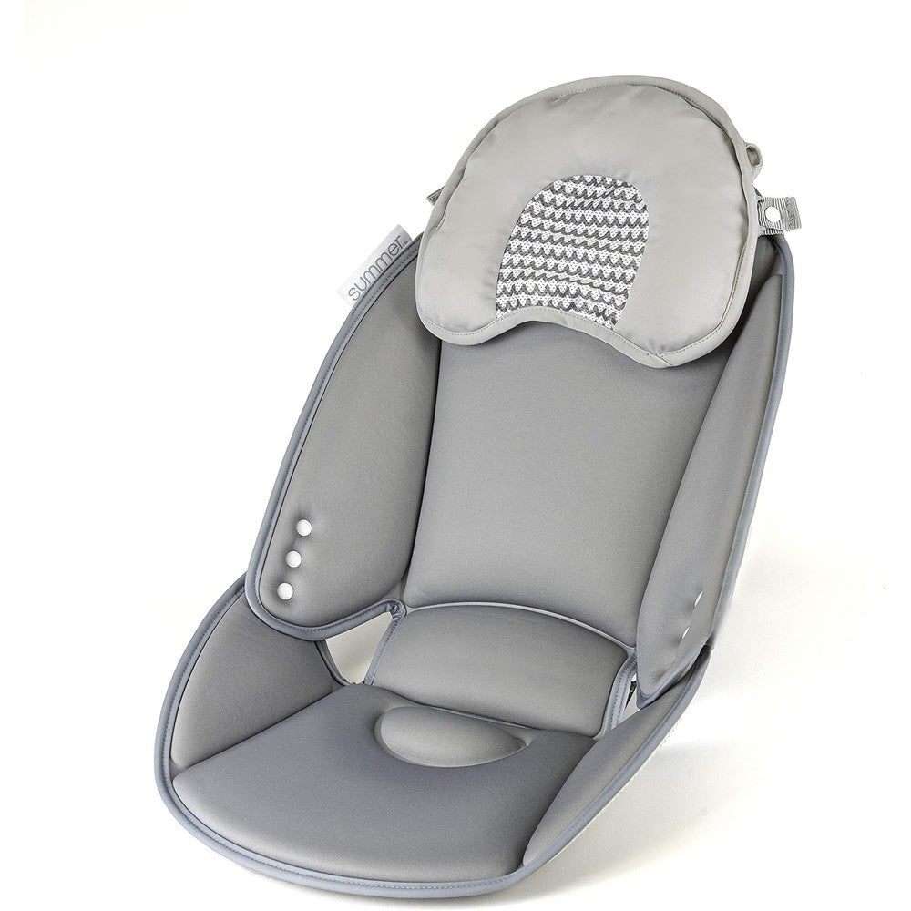 Summer by Ingenuity Snug Support In-Sink Bather grey front view
