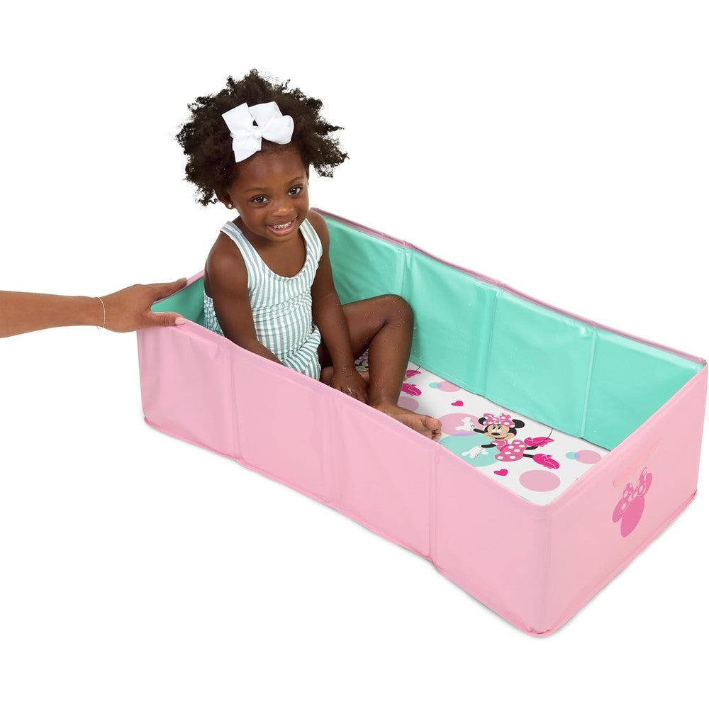 Ingenuity Bright Starts Minnie Mouse travel tub front view