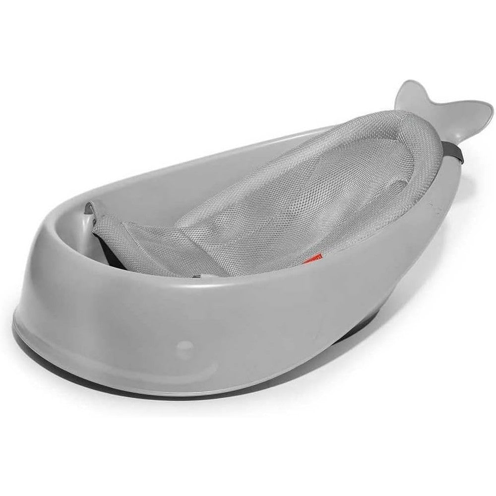 Skip Hop Moby Smart Sling 3-Stage Bath Tub in grey front view