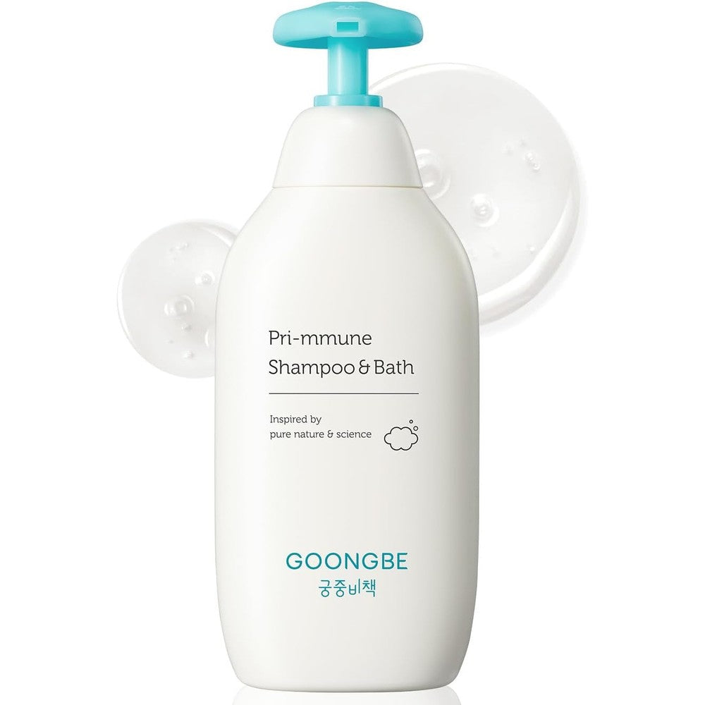 GOONGBE Pri-mmune Shampoo and Bath bottle front view authentic baby body wash