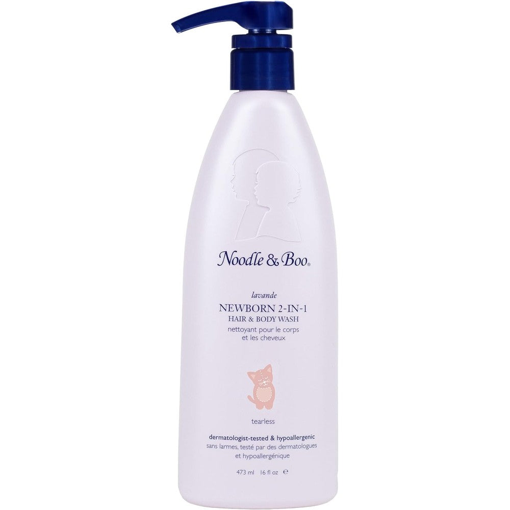 Noodle & Boo Lavender Newborn and Baby 2in1 Hair & baby Body Wash 16oz bottle