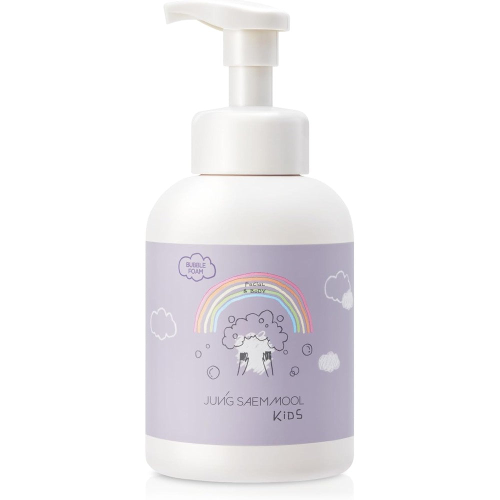 Jung Saem Mool Kids Mild Bubble Foam Facial and Body Cleanser bottle front view