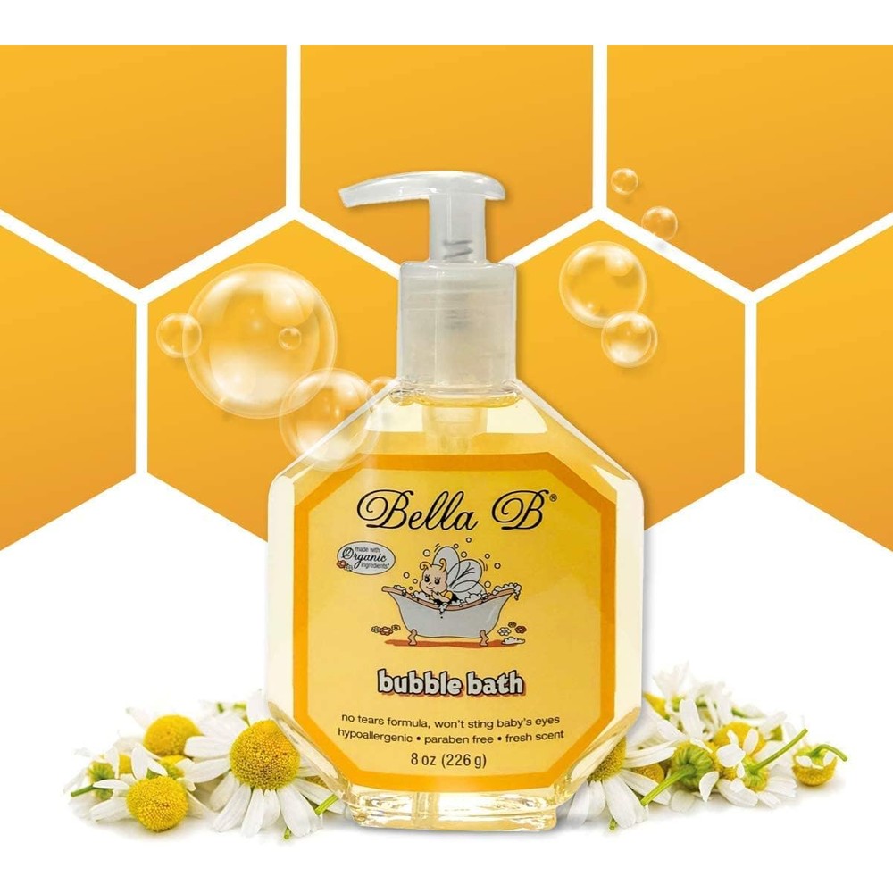 Bella B Bubble Bath for Baby and Kids front view bottle