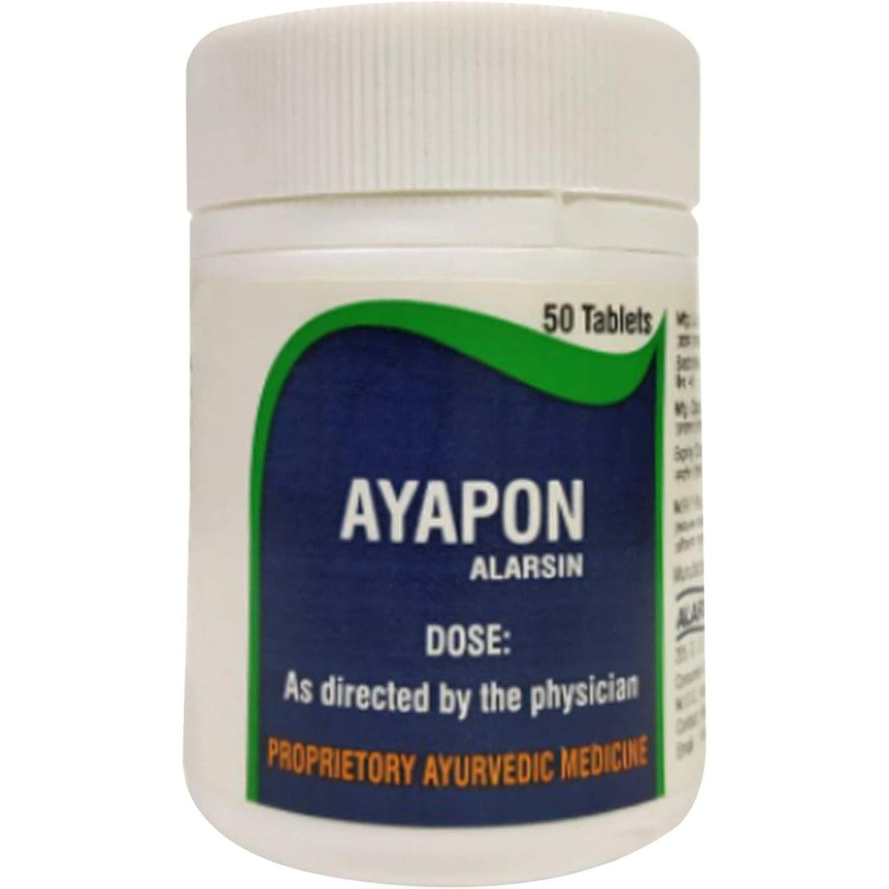 Alarsin Ayapon Tablets 100 Count bottle front view for bleeding management