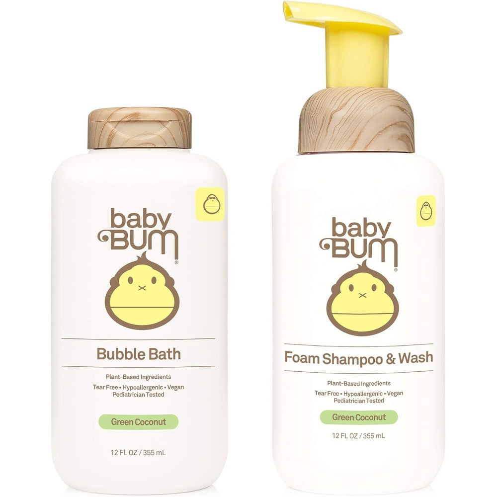 Sun Bum Baby Bum Shampoo and Wash bottle front view