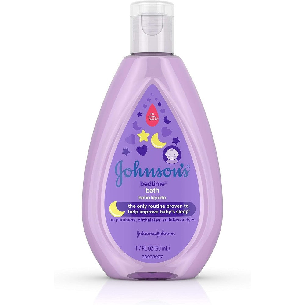 Johnson's Baby Bedtime Bath 1.7 Fluid Ounce front view
