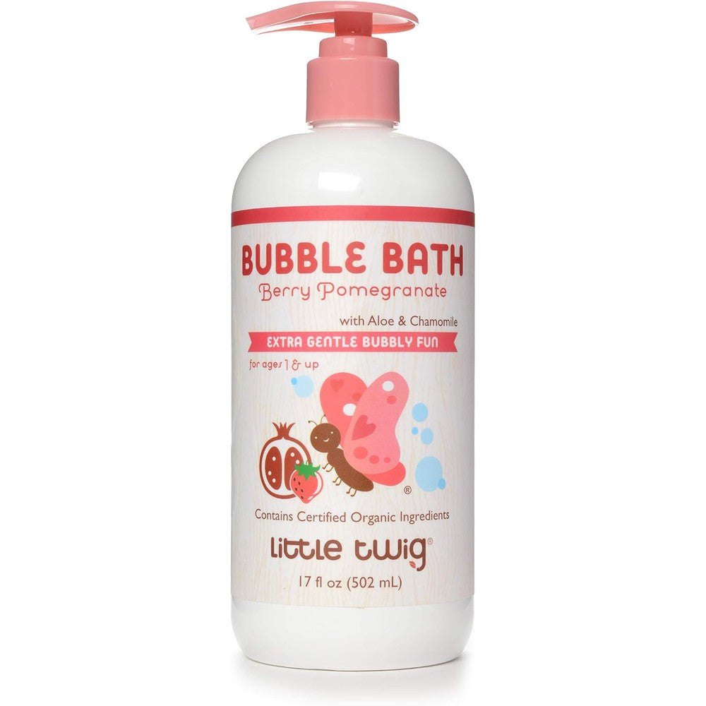 Little Twig Bubble Bath Berry Pomegranate bottle front view
