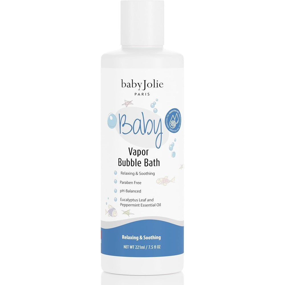 Baby Jolie Vapor Bubble Bath front bottle view