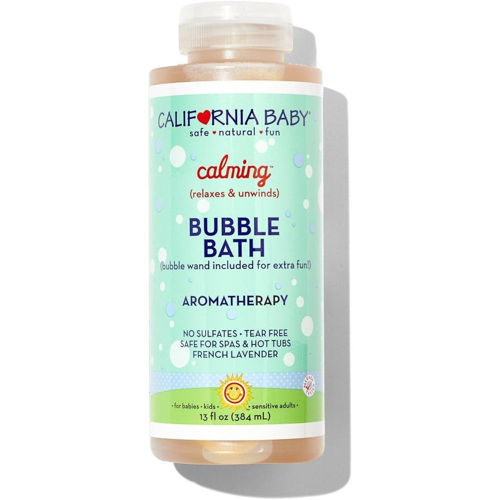 California Baby Calming Bubble Bath 13 Fluid Ounces front view