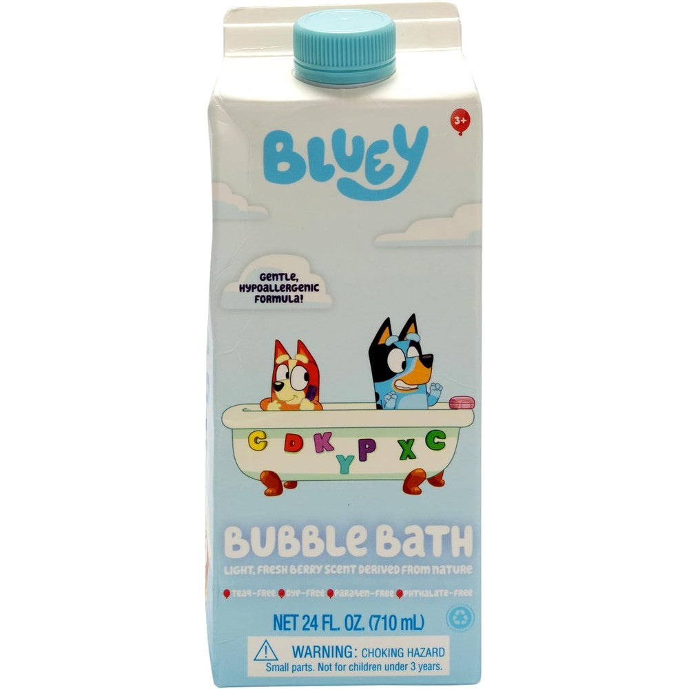 Bluey Happy Bubble Bath carton front view fresh berry scent