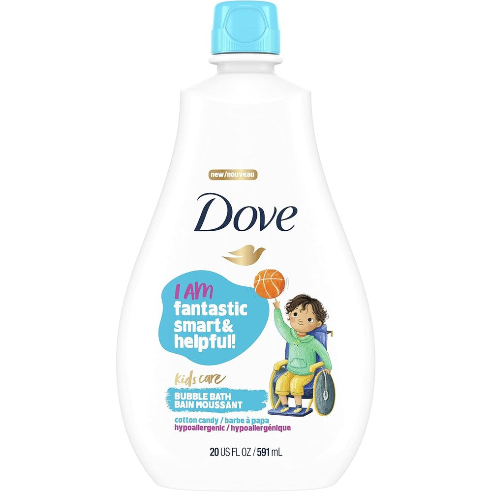 Dove Kids Care Bubble Bath Cotton Candy 20 Fluid Ounce front view