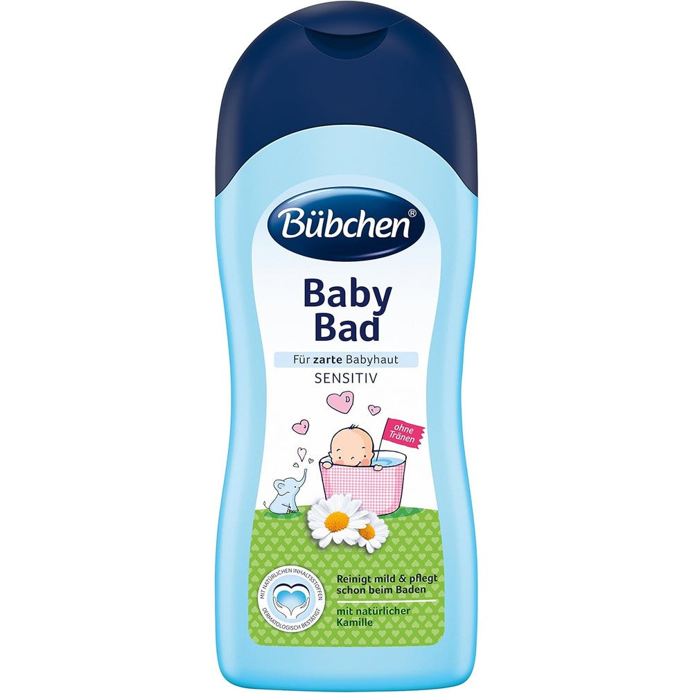 Bubchen Baby Bath Sensitive 1000ml front view bottle