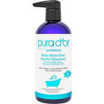 Pura D'or Kids All-in-One Gentle Cleanser 16 Fluid Ounce bottle front view