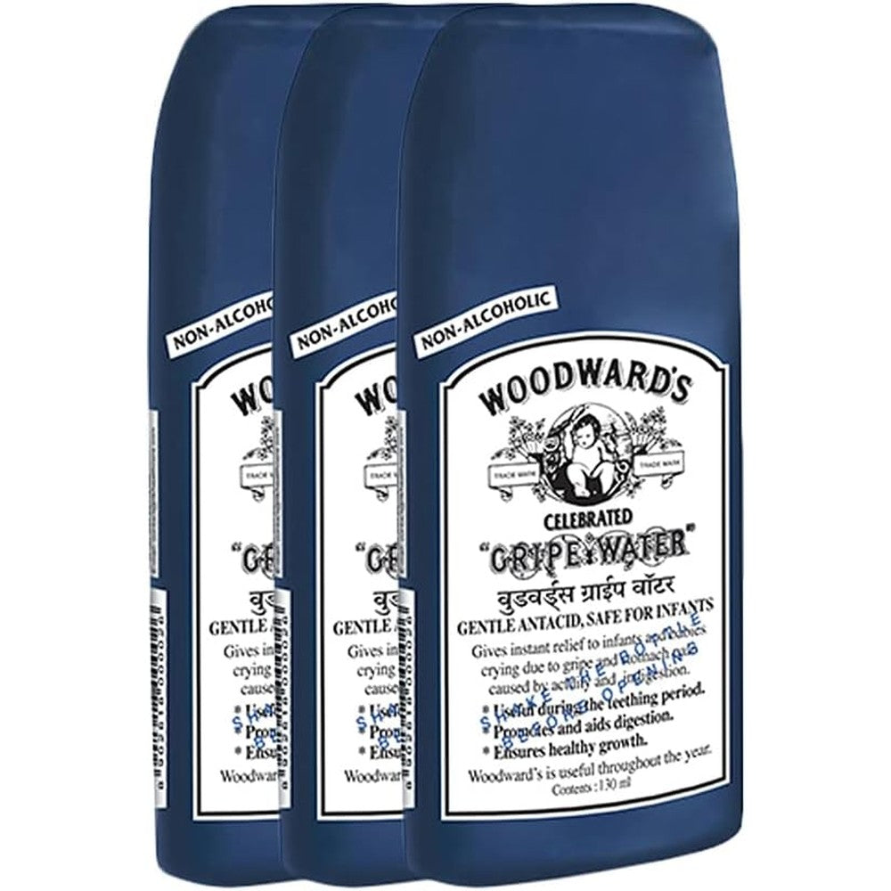Woodward's Gripe Water 130 Milliliters 3-pack front view