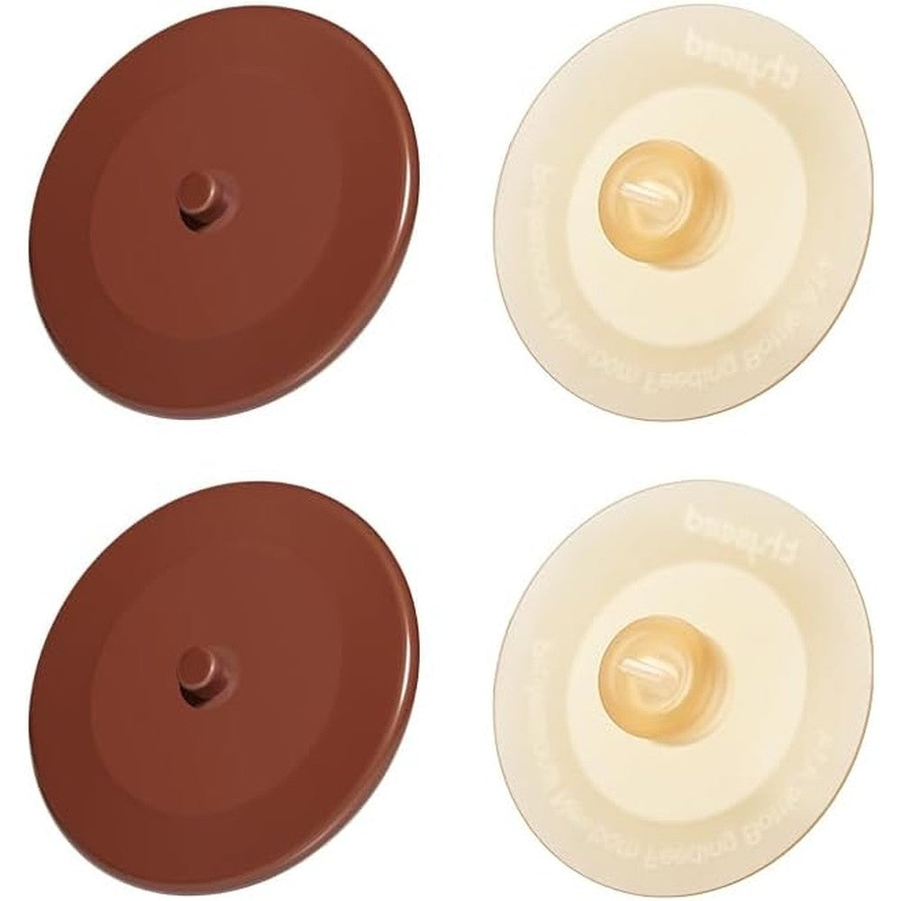 Thyseed Base Vent Set 2 Pack replacement parts for baby bottles front view