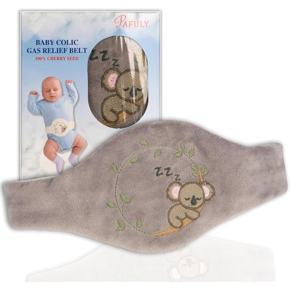 Pafuly baby colic gas relief heated tummy wrap front view
