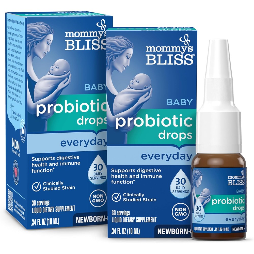 Mommy's Bliss Baby Probiotic Drops front view bottle