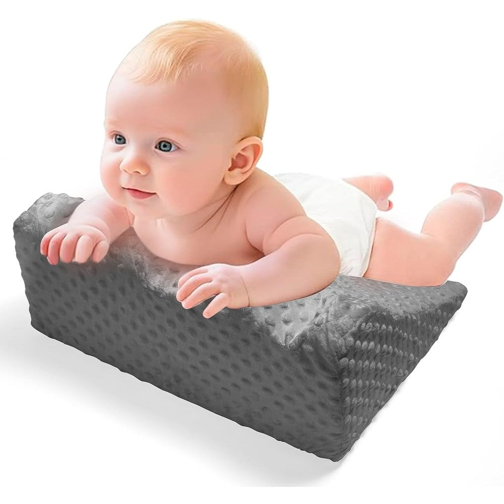 Generic baby tummy time prop front view for neck strength
