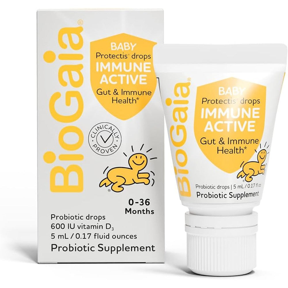 BioGaia Immune Active Baby Probiotic Drops bottle front view